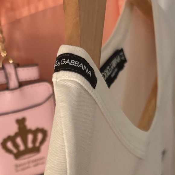 Vintage Dolce & Gabbana Martini Graphic Tee white womens size 44 M early 2000s - Picture 9 of 9